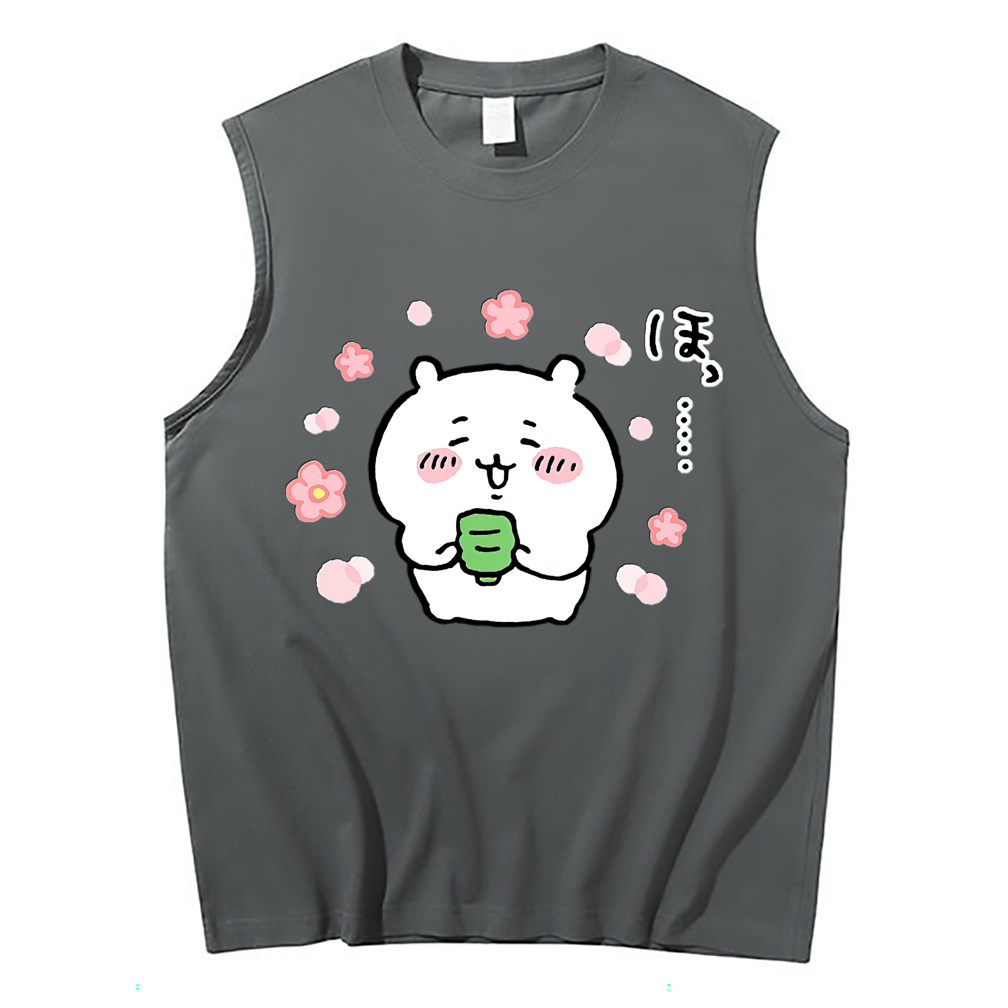 （画像用） ちいかわ ちいかわ Chii-kawa chiikawa コットン100％タンクトップ（フロントプリント）